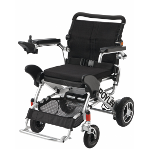 Poylin P208 Ultra Hafif Lityum Akülü Katlanabilir Tekerlekli Sandalye